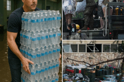 “JESSE WATTERS CARRIES 58 CASES OF WATER INTO FLOODED SHELTER—REFUSES HELP FROM ANYONE UNDER 60, THEN SLEEPING ON THE FLOOR NEXT TO AN EMPTY COOLER”  In a remarkable show of determination, Jesse Watters carried 58 cases of bottled water into a flooded shelter, insisting on doing it himself and refusing help from anyone under 60. “Let the young ones rest,” he said, pushing forward despite exhaustion. But later, when others went searching for him, they found him fast asleep on the floor, next to an empty cooler, still clutching the last case of water he’d carried in. His selfless act of service spoke volumes about his dedication, leaving those who witnessed it in awe.