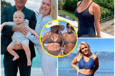 SHOCKING REVELATION: KAROLINE LEAVITT REVEALS AGE GAP FEARS AND INSECURITIES IN HER MARRIAGE TO BUSINESS TYCOON HUSBAND!  In a stunning and vulnerable confession, Karoline Leavitt opened up about the deep insecurities she feels due to the age gap with her much older husband. “I’m always worried he’ll find someone younger,” she admitted, revealing how her fears about their relationship constantly haunt her. Despite her public confidence, Leavitt struggles with the pressure to stay in shape and look her best, fearing her appearance could tear their marriage apart.  Her honest revelation has sparked a storm of speculation—is her marriage as perfect as it seems, or is it secretly struggling under the weight of her insecurities? What really drives her constant fear, and how much longer can she keep her relationship intact?  This raw and emotional insight into Leavitt’s marriage has left fans divided and questioning everything about her seemingly perfect life.