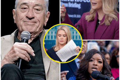 EXPLOSIVE ATTACK: ROBERT DE NIRO SLAMS KAROLINE LEAVITT—CLAIMS “SHE’S UNFIT TO BE A ROLE MODEL FOR WOMEN” AND THE WORLD ERUPTS!  In a jaw-dropping and scathing outburst that has shaken Hollywood and social media alike, legendary actor Robert De Niro has blasted Karoline Leavitt, accusing her of being unqualified to serve as a role model for women. His devastating critique has ignited an explosive debate, with fans and critics split, some defending Leavitt’s integrity, while others fuel the fire of his attack.  What sparked this unexpected and ferocious assault? Why did De Niro choose to target Leavitt—someone who’s rising in political circles? Could this explosive clash cause lasting damage to Leavitt’s reputation, or will it only fuel her resolve?  As the online storm intensifies, the question on everyone’s mind is: How will Leavitt respond to this blistering attack? Will she rise above, or has De Niro’s words irreparably changed the course of her public image?  Stay tuned—the aftermath of this confrontation is just beginning, and its repercussions could alter the landscape of public discourse in ways we’ve never seen before.