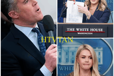 UNFORGIVING SHOWDOWN: KAROLINE LEAVITT’S MORAL SUPERIORITY CRUMBLES IN BRUTAL INTERROGATION!  In a shocking moment that left everyone stunned, Karoline Leavitt’s image of moral superiority was shattered by a single question from NBC’s Peter Alexander:  “So you’re saying… a six-year-old girl fleeing cartel violence is a criminal?”  That one question changed everything. Instead of a typical debate, it was a reckoning. Leavitt’s prepared responses crumbled under the weight of truth, leaving her speechless and the room frozen in disbelief. Peter didn’t raise his voice—he simply exposed the uncomfortable reality that no one could ignore.  By the end of the briefing, the true face of the administration was revealed—not through loud arguments, but through a chilling silence that spoke volumes.  When Leavitt left the podium, the room was dead silent. No applause. The silence told a story—one that’s just beginning to unfold.