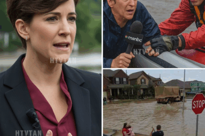 “Rachel Maddow’s Near-Death Texas Flood Drama: ‘Live TV’ Turned Into a Fight for Survival — What Happened Will Shock You!”