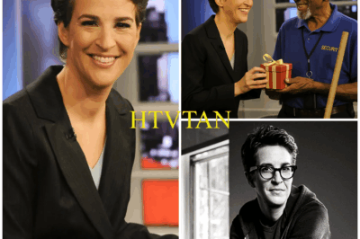 SHOCKING REVEAL: RACHEL MADDOW UNCOVERS LIFE-CHANGING SECRET ABOUT OLD SCHOOL JANITOR—34 YEARS OF SILENCE SHATTERED! In a stunning revelation, Rachel Maddow discovered that her old school janitor, now 81, was still working at the school. But what followed left everyone in shock—he was the one who opened the door for her when no one else would back in 1991. He never expected thanks, but Maddow never forgot. For 34 years, she carried that moment like a sacred secret. Now, she’s returned to thank him in a way he never imagined—offering a gift that left the entire room silent. What was the gift, and why did it bring the school to a standstill? The truth behind that life-changing night is now being revealed, and its impact on Maddow’s journey is more profound than anyone knew.