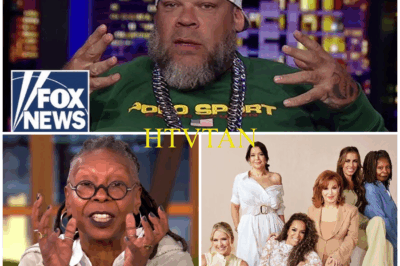 “IF YOU CAN’T HANDLE THE TRUTH, THEN MAYBE YOU DON’T BELONG HERE!” — Fox News’ Tyrus EXPLODES at Whoopi in SHOCKING Live TV Moment.  Tyrus didn’t hold back. After accusing The View hosts of “weaponizing race and suffocating true diversity,” he turned on Whoopi with a truth bomb so powerful, the studio froze.  Then, without warning, the screen went black.  “Cut it! Cut it NOW!” producers screamed, panicking as the broadcast abruptly ended. Viewers were left in confusion, unsure of what they had just witnessed.  An insider later revealed: “They thought he’d back down, but when he didn’t, they lost control.”  What happened behind the scenes? The full story is more explosive than you think.