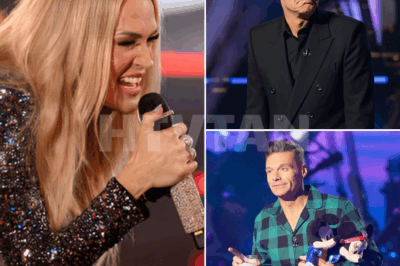 “CARRIE UNDERWOOD CALLED A ‘TRAITOR’ AFTER REVEALING SHOCKING TRUTH ABOUT RYAN SEACREST’S SUPPORT ON AMERICAN IDOL—YOU WON’T BELIEVE WHAT SHE SAID!”  In a stunning revelation, Carrie Underwood has stirred controversy after opening up about her time on American Idol. The country music star, who rose to fame on the show, shocked fans when she admitted that Ryan Seacrest’s support during her journey was, in fact, a nightmare for her. But why? What could have made Seacrest’s well-meaning gestures feel like a burden? As the drama unfolds, fans are calling her a “traitor” for speaking out. Find out the full story and why Underwood’s comments are causing such an uproar. WATCH THE FULL REVEAL BELOW 👇