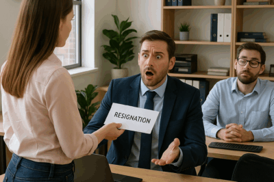 My Boss Promoted My Lazy Coworker Instead of Me. Then He Read the Last Line of My Resignation…