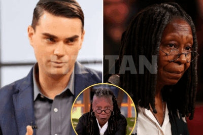 “BREAKING: BEN SHAPIRO TAKES DOWN WHOOPI GOLDBERG AND THE VIEW LIVE ON AIR—FANS LEFT SHOCKED AS THE INTERNET EXPLODES!”  In a fiery exchange that stunned viewers worldwide, Ben Shapiro obliterated Whoopi Goldberg and The View live on television, leaving the studio in disbelief. What did Shapiro say that exposed Whoopi’s shocking hypocrisy and forced her to stumble on-air? The heated debate escalated quickly, from the controversial Holocaust remarks to the ongoing Israel-Hamas rhetoric, as Shapiro’s surgical takedown left no room for escape. Fans and critics alike are still reeling from the intensity of this moment. How did Shapiro shut down Whoopi so decisively, and what does this mean for The View moving forward? The internet is still buzzing with reactions—don’t miss the full breakdown of this unforgettable moment below 👇