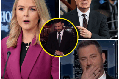 “DESTROY THE PESTS!” — Leavitt Backed Trump’s Savage Attack on Colbert and Kimmel, Predicts Kimmel’s Fall Next.  Karoline Leavitt echoed President Trump’s brutal critique of The Late Show cancellation, calling Colbert’s firing a victory. Trump slammed Colbert’s lack of talent, adding that “Jimmy Kimmel is next, with even less talent than Colbert!” Leavitt didn’t hold back, declaring, “Kimmel is the next one to be silenced and disappear.”  As Kimmel railed against CBS, Leavitt fired back, warning that their time in late-night is nearly up. Is Kimmel’s downfall the next chapter in this media battle? The clock is ticking.
