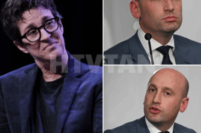 “RACHEL MADDOW TAKES DOWN STEPHEN MILLER LIVE ON AIR—‘YOU WANT TO TALK MORALS?’ THE SHOCKING SCANDAL THAT LEFT HIM STAMMERING!”  In an explosive moment on live television, Rachel Maddow publicly humiliated Stephen Miller after a bombshell scandal involving his wife erupted. Maddow didn’t hold back, confronting Miller with a sharp “You want to talk morals, Stephen?” and exposing dirty secrets that left him visibly stammering. Viewers were left in shock as Maddow dismantled Miller with brutal precision, delivering a televised takedown no one saw coming. What exactly did Maddow reveal that had such a profound impact on Miller? Find out the full, jaw-dropping details of this confrontation below 👇