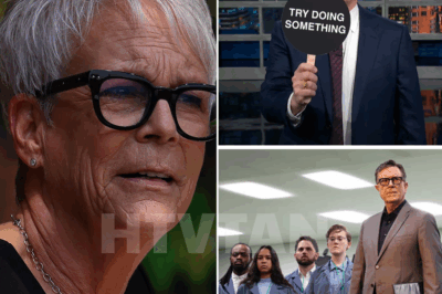 “‘I WILL STAND UP AGAINST YOU ON BEHALF OF MY FRIEND’—JAMIE LEE CURTIS CLAIMS SHE WAS ‘GAGGED’ OVER STEPHEN COLBERT’S LATE SHOW CANCELLATION!”  In a shocking and bold statement, Jamie Lee Curtis has spoken out, claiming she was “gagged” by CBS over the sudden cancellation of The Late Show with Stephen Colbert. According to Curtis, the cancellation wasn’t a simple business decision—it was a calculated move, orchestrated by forces within CBS. Curtis alleges that CBS superiors were bribed and that an “imposter” was planted within the show’s crew to sabotage Colbert’s reputation and career.  “I will stand up against you on behalf of my friend,” Curtis declared, vowing to expose what she believes is a malicious plot aimed at Colbert. As the bombshell accusations unfold, fans and insiders alike are left stunned by the possible conspiracy within the network. Could these explosive claims hold any truth, and how will this affect Colbert’s future in late-night television?  The full details of Curtis’ dramatic claims are unfolding—don’t miss the shocking revelations below 👇