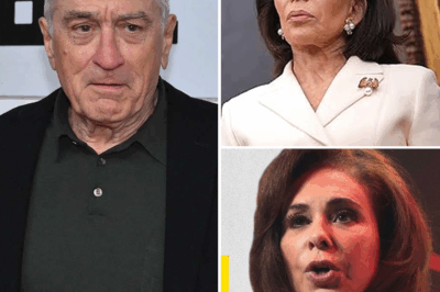 “Jeanine Pirro Challenges Robert De Niro’s Legacy: ‘What Have You Really Done for New York?’”  In an unexpected and fiery exchange, Jeanine Pirro took Robert De Niro to task over his outspoken political activism, questioning the actor’s true contributions to New York City. As De Niro continues to use his platform to challenge political norms, Pirro accused him of focusing on rhetoric instead of tangible action. “What have you really done for New York?” Pirro demanded, igniting a debate over whether celebrity activism is enough, or if real-world contributions are what truly shape a legacy. The media world is divided—who’s in the right? 👇👇