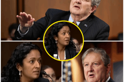 EXPLOSIVE: Senator John Kennedy UNCOVERS LIES AND DECEPTION—Exposes Democratic Nominee for Lying Under Oath LIVE!  In a stunning moment that has sent shockwaves through the political world, Senator John Kennedy didn’t hold back as he accused the Democratic nominee of lying under oath right to her face. “Just look at her,” Kennedy said, his voice sharp with fury. “Her eyes, her gestures—this is the face of someone who’s been caught in a lie, someone who’s been fabricating the truth from the start.”  The nominee, visibly shaken, stumbled as Kennedy’s words hit like a hammer. Her nervous demeanor only confirmed his accusations, fueling a dramatic showdown that left the room in stunned silence.  Kennedy, with unwavering confidence, dissected every word, exposing the lies piece by piece. What was meant to be a straightforward testimony turned into a brutal takedown of deception.  Is this the beginning of the end for the nominee? The truth is unraveling, and no one is safe from the fallout.