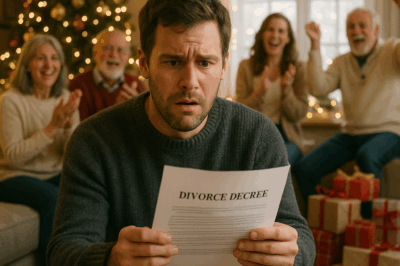 MY WIFE HANDED ME DIVORCE PAPERS ON CHRISTMAS DAY… THEN HER ENTIRE FAMILY STARTED CHEERING.