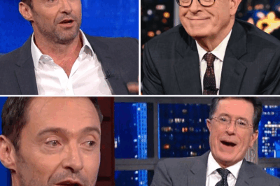 “‘YOU’RE DONE, COLBERT!’ Hugh Jackman Walks Off Set After Explosive Showdown on The Late Show—What Happened Next Will Shock You!”  In a jaw-dropping moment that has rocked the entertainment world, Hugh Jackman stormed off the set of The Late Show with Stephen Colbert after a fiery confrontation. The tension reached its peak when Colbert questioned Jackman’s motives for returning to his iconic Wolverine role, accusing him of clinging to nostalgia for career relevance. Jackman, visibly furious, defended his legacy, but when Colbert pressed further, the actor walked out in dramatic fashion. Social media erupted, with fans divided over the heated exchange. What’s next for Jackman—and for Colbert? This unforgettable moment is one fans won’t soon forget. 👇👇