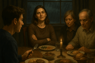 “YOU HAVE 3 DAYS TO LEAVE THE HOUSE,” MY SISTER SMIRKED ACROSS THE DINNER TABLE. MOM AND DAD JUST WATCHED.