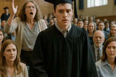 At My Graduation, My Mom Stood Up And Yelled I Cheated—The Audience Froze As I Walked To The Stage