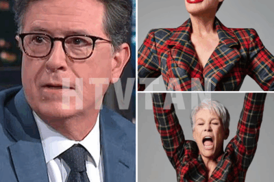 “JAMIE LEE CURTIS ACCUSES CBS OF ‘GAGGING’ HER OVER COLBERT’S CANCELLATION—THE SHOCKING TRUTH BEHIND THE SCANDAL!”  In an explosive revelation, actress Jamie Lee Curtis has accused CBS of silencing her after the abrupt cancellation of The Late Show with Stephen Colbert. Curtis, a close friend of Colbert, claims CBS orchestrated a plot to damage his reputation, even planting an “imposter” on his team to sabotage the show. Her dramatic accusations suggest that the cancellation was not just a business decision but part of a larger conspiracy involving bribery and corporate manipulation. Could there be more behind the scenes? The world is watching as the drama unfolds, and the stakes are higher than ever. 👇👇
