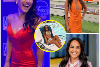 “Caught in the Act: Emily Compagno’s Secret Dinner with Mystery Man Sparks Infidelity Rumors!”  Emily Compagno has just been thrust into a media storm after being spotted sharing an intimate dinner with a mystery man in Napa Valley, all while wearing a striking red dress that fans quickly recognized from her social media posts.  The photos, now going viral, have ignited wild speculation about her marriage to real estate mogul Peter Riley. Was this dinner a harmless night out, or a sign of deep trouble in their relationship?  As the images spread like wildfire, fans and critics alike are digging into every detail, questioning what really went down. Could there be more to this seemingly innocent outing than meets the eye? The truth is out there—and the public is desperate for answers.