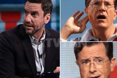 “‘HE’S NOT FUNNY’ — OutKick’s Clay Travis SHREDS CBS’s Cancellation of Stephen Colbert’s Late Show on Jesse Watters Primetime!”  Clay Travis didn’t hold back when analyzing CBS’s shocking cancellation of The Late Show with Stephen Colbert on Jesse Watters Primetime—and his critique is going viral. Travis slammed Colbert for turning his once-beloved comedy show into a platform for “woke lectures” rather than laughs. Once a dominant figure in late-night TV, Colbert’s $40 million-a-year show became a ratings disaster, with viewers tuning out amid his preachy tone. Travis nailed it, calling Colbert’s smugness and preachy nature the ultimate vibe killer that led to CBS pulling the plug. Social media is ablaze, with fans celebrating the end of an era. Is this the shake-up late-night TV desperately needed? Catch the full takedown below 👇