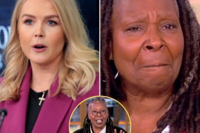 MIC DROP MOMENT: KAROLINE LEAVITT ROASTS WHOOPI GOLDBERG AND THE VIEW IN EPIC LIVE TV SHOWDOWN!”  In a fiery live TV showdown that has left everyone talking, Karoline Leavitt delivered a hilarious yet savage takedown of Whoopi Goldberg and The View, leaving the hosts utterly speechless. With sharp wit and unwavering poise, Leavitt roasted the panel, turning the tables in a clash that was as fierce as it was unforgettable. The moment wasn’t just funny—it was explosive, fast, and impossible to ignore. Discover why this viral encounter has the internet buzzing. FULL STORY BELOW—WATCH NOW 👇