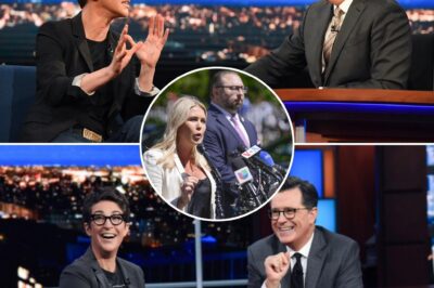 Rachel Maddow’s Bombshell Rocks Trump’s White House: Colbert’s Brush with Danger Ignites a Nationwide Firestorm!