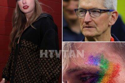 “FAMOUS LGBT BILLIONAIRE TIM COOK OFFERS TAYLOR SWIFT $500 MILLION FOR LGBT COMMERCIAL—HER ONE SENTENCE RESPONSE LEAVES HIM SPEECHLESS!”  In a jaw-dropping moment, Tim Cook, the influential LGBT billionaire, made a bold $500 million offer to Taylor Swift, asking her to create a commercial supporting LGBT rights—one that would air indefinitely. But Swift’s response was shockingly simple, yet profoundly powerful: a single sentence that left Cook utterly speechless. What did Taylor Swift say that completely flipped the offer on its head, and why did it have such a lasting impact on Cook? The full story and her unforgettable response are unfolding below 👇