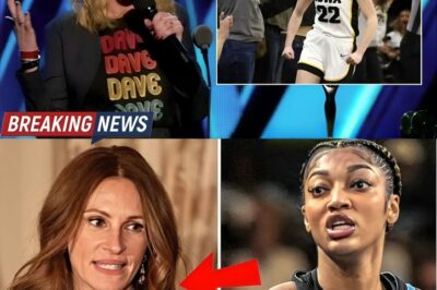 BREAKING NEWS: Angel Reese SCREAMS at Julia Roberts on Live TV — “You’re Just Another White Woman Using Us for Ratings!”
