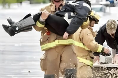 LOVELY MOMENTS IN DIRE CIRCUMSTANCES : “YOU REMINDED ME OF MY WEDDING NIGHT’—FIREFIGHTER LAUGHS WHILE SAVING ELDERLY WOMAN DURING TEXAS FLOOD, LEAVING EVERYONE SURPRISED!”  “You reminded me of my wedding night,” the elderly woman told the firefighter, as he rescued her from the deadly Texas floodwaters. Despite the chaos and danger surrounding them, her unexpected comment left him laughing during what was a high-stress and life-threatening situation. When asked why he was laughing in such dire circumstances, the firefighter shared the surprising remark that lightened the mood amidst the devastation. How did this moment of humor shine through in the midst of such a serious disaster? Find out more about this unforgettable rescue below 👇