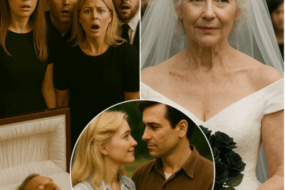 “THE WEDDING DRESS AT A FUNERAL: THE MYSTERIOUS WOMAN AND THE HEARTBREAKING TRUTH BEHIND HER LOVE STORY” At her father’s funeral, Emma never expected to be confronted with an emotional revelation that would change her life forever. When a mysterious woman walked into the church dressed in a white wedding dress, she claimed to have a love story with Emma’s father, Thomas, that had remained frozen in time for decades. The woman, Julia, revealed a past full of love, heartbreak, and loss—one that Emma never knew about. As the room listened in stunned silence, Julia shared her story of falling in love with Thomas at prom, the shock of receiving his death notice, and a stunning encounter years later that left her running from the truth. Read more to uncover the full story of love, loss, and an extraordinary connection that went unnoticed for