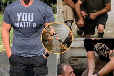 “DID JOHNNY JOEY JONES JUST USE HIS PROSTHETIC LEG TO SAVE A MAN TRAPPED IN A CAR? 💀🚗 (THE DETAILS WILL HAUNT YOU!)  As the floodwaters rose, a desperate cry pierced the storm—a man, pinned in his submerged truck, his prosthetic leg jammed under the dashboard. Then, like something out of a movie, Jones appeared, his own metal limb flashing in the murk. “Hold on!” he roared, before doing the unthinkable—using his prosthetic as a lever to pry the door open. The victim later gasped, “He didn’t just save me… he understood.” But HOW? And why was this moment even more chilling than it sounds?  The truth behind this near-death rescue will shake you—don’t miss the jaw-dropping footage! 👇