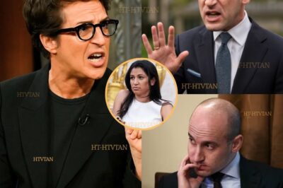 “I DON’T DEBATE MONSTERS, I EXPOSE THEM.” — RACHEL MADDOW’S VIRAL MIC-DROP MOMENT. WHAT DIRTY SECRETS DID SHE UNCOVER ABOUT STEPHEN MILLER’S WIFE?? 😱 THE LIVE-ON-AIR DESTRUCTION THAT HAS WASHINGTON PANICKING AND MILLER’S TEAM SCRAMBLING!  The moment Rachel Maddow uttered those six devastating words—”You want to talk morals, Stephen?”—the MSNBC studio became ground zero for the most brutal political takedown in recent memory. But this was no spontaneous outburst; sources reveal Maddow spent weeks preparing a classified dossier on Miller’s family scandals, waiting for the perfect moment to detonate. What explosive documents did she reference off-camera? Why did Miller’s team beg producers to cut to commercial? The confrontation escalated so dramatically that network lawyers are now reviewing footage, while White House insiders whisper about frantic damage control. Maddow’s surgical strike exposed more than hypocrisy—it revealed a web of financial entanglements and ethical violations that could sink Miller’s comeback ambitions. Was this journalism’s finest hour or a dangerously personal attack?   See the uncensored footage they’re trying to bury! Click BEFORE this disappears!