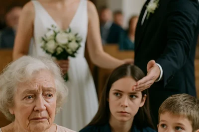 My Stepson’s Fiancée Told Me I Didn’t Deserve a Front Row Seat Because I’m ‘Not His Real Mom’ — So I Sat in the Back… Until He Turned and Did the Unthinkable === I first met Logan when he was six—a shy little boy with big, solemn eyes and bony shoulders hunched protectively inward, half-hidden behind his father’s pant leg. It was my third date with Grayson, and though I knew he had a son, nothing could have prepared me for how seeing Logan would instantly shift something inside me. His eyes held the kind of hurt you only see in someone who’s been let down too soon, too young. “Logan,” Grayson said gently, placing a hand on the boy’s shoulder. “This is Hannah, the woman I told you about.” I crouched down to his level and smiled. “Hey, Logan. Your dad says you love dinosaurs. I brought you something.” It was a book on fossils and prehistoric creatures. Not a toy—because I didn’t want to come across as someone who was trying to “buy” him. I wanted him to know I saw him. He didn’t say a word. But he took it. Later, Grayson told me Logan had started sleeping with that book under his pillow. That was the start. I didn’t try to replace his missing mother—who had walked away two years before, no calls, no letters, not even a birthday card. I just showed up. Slowly. Gently. When Grayson proposed six months later, I asked Logan for his permission too. “Would it be alright if I married your dad?” I asked while we were baking cookies on a rainy afternoon. He licked chocolate from his thumb and stared at me seriously. “Only if you still make cookies with me on Saturdays.” “Every Saturday,” I promised. And I kept that promise—even when he was 15 and “too cool” for cookies. We never had other kids. It just never felt necessary. Logan made our family complete. We had traditions. Weekend movie nights. Pumpkin carving. Midnight pancakes. Inside jokes that only the three of us understood. He was the one who told me I sang off-key. Who once tied a string of glow-in-the-dark stars from my door to his room after I had a nightmare. I was there for his second-grade project on volcanoes. I was there when his crush in eighth grade didn’t text him back. I was there, waiting in the car with a slushie after his driver’s test—even though he failed it the first time. And I was there when we lost Grayson. A stroke. Sudden. Unforgiving. Grayson was 53. Logan was preparing for college. I’ll never forget Logan’s face when we got the news—how the strength drained from him in an instant. “What happens now?” he asked in a whisper. What he meant was: Will you still stay? Will you still be here, if Dad isn’t? I squeezed his hand. “We figure it out together,” I said. And we did. I helped him pack for college, paid his application fees, sent care packages full of homemade granola, and answered late-night calls about roommates and ramen disasters. I showed up at his graduation with a bouquet and a necklace around my neck—one he had gifted me that said “Strength.” “You didn’t try to take anyone’s place,” he’d told me then. “You just… showed up.” That necklace became my armor. So of course, I wore it to his wedding. Logan was marrying a woman named Madison. She was poised, picture-perfect, and came from the kind of family you see in holiday movies—matching sweaters and all. Her parents were still together. Her siblings all lived on the same block. I didn’t feel out of place until she made sure I did. The venue was beautiful. An open-air winery, all white roses and soft string lights. I arrived early, as I always do, to help if needed. I had a small gift tucked in my purse: a pair of silver cufflinks with the words, “The boy I raised. The man I admire.” I’d spent weeks choosing them. “Hi, Hannah!” Madison approached with that smile people wear when they’ve just bitten into something sour. “You look… elegant.” “Thank you. Everything is gorgeous. You must be thrilled.” “Oh, yes,” she said, then glanced around to make sure no one was listening. Her voice dropped to a whisper. “I just wanted to let you know… the front row is reserved for real moms only. I hope you understand.” It hit like a slap wrapped in silk. She turned and floated away before I could say a word. I could’ve argued. I could’ve made a scene. But I didn’t want to taint Logan’s big day. So I sat in the last row. Present in my lap. My hands trembling. I tried not to cry. Not because I wasn’t hurt—but because I didn’t want to make anyone else uncomfortable. I told myself, this is Logan’s moment. It’s not about me. But god, it hurt. Seventeen years of scraped knees, emergency room visits, spelling tests, science fairs, and heartbreaks—discounted in one casual sentence: “real moms only.” The ceremony began. The music swelled…… (continue reading in the 1st comment)