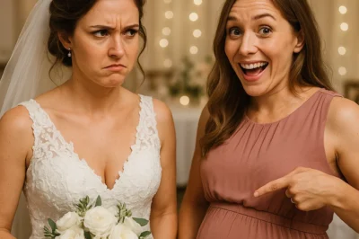 My Sister Stole My Wedding Spotlight with Her Pregnancy Reveal — I Waited Until I Got the Last Laugh === When my sister confessed she wanted to announce her pregnancy at my wedding because she thought it would be “fun,” I firmly told her not to. But she went ahead and did it anyway. I didn’t confront her in that moment. Instead, I decided to wait. I had never done anything petty in my life. But that changed when Amanda hijacked my wedding to shout out her pregnancy. Amanda had spent our entire childhood stealing my thunder — from my birthdays to my graduations. She simply couldn’t bear to let anyone else be the center of attention, least of all me. But this time, she had truly crossed the line. So when I walked into her overly extravagant gender reveal, I had a plan tucked away in my pocket. I smiled politely as she cut the cake and even clapped with the rest of the guests. Then, I stood up and announced, “I have some news to share, everyone!” In that instant, every single eye in the room turned to me. I glanced at Amanda, savoring the stunned look on her face before I dropped the news that left her entire party screaming. It had all started two weeks before my wedding. After eight exhausting months of trying and facing one negative test after another, Mark and I had finally succeeded. I was pregnant. I was about to marry my best friend, and I was carrying our child. It felt like life couldn’t possibly get better. At least, that’s what I thought until Amanda swept into our Sunday brunch. She waltzed into the café like she owned every inch of the place. The gleam in her eyes and that overly wide grin were enough to make my stomach knot. “Sooo,” she drawled as she slid into the booth across from me. “I have some exciting news!” “I’m pregnant!” she practically shouted, throwing her hands up like she’d just been crowned queen. I just blinked. Part of me was genuinely happy for her. Amanda had been trying for almost as long as Mark and I had. But the dramatic way she announced it, her voice loud enough to draw stares from nearby tables, made my heart sink. “That’s great,” I managed to say. “I’m really happy for you.” But Amanda was tossing her hair and beaming at strangers like a reality TV star caught by paparazzi. Then she leaned forward, lowering her voice. “I was thinking,” she whispered, eyes bright, “I’ll announce it at your wedding. You know, since everyone will already be there! It’ll be perfect timing.” My fork paused halfway to my mouth. That wasn’t a suggestion. It was an order. “I’d rather you didn’t, Amanda,” I replied as calmly as I could. Amanda’s smile faltered, just for a second. Then it snapped back into place. “Oh, come on. It’ll be fun! People love a little drama at weddings!” I hadn’t told Amanda I was pregnant yet. I had kept it a secret exactly because I knew she would find a way to spin it for her own attention. Mark and I had planned to announce it during our wedding toasts, and only my parents and my maid of honor knew. But now, I realized I needed to tell her to at least try to protect our moment. “Actually, Mark and I are expecting too. We were planning to share the news during our speech.” For a fleeting second, Amanda’s mask slipped. Her eyes turned sharp, calculating. Then, that plastic grin came back, even bigger than before. “Oh? Well, I’m the older sister. Mine will probably be the bigger surprise anyway,” she said, laughing nervously. “Besides, it’ll make your day even more exciting!” My jaw tightened. “No, Amanda. Please don’t.” She waved her hand dismissively. “Okay, okay! Don’t be so sensitive. It was just an idea.” When my wedding day arrived, it was a haze of joy, love, and for a brief moment, peace — Amanda hadn’t said a word yet. By the time we gathered in the reception hall for speeches, I almost believed she would finally let me have this day. I should have known better. I sat there holding my glass of nonalcoholic sparkling brut, waiting for the perfect moment to stand and share our happy news. Before I could even rise, Amanda jumped up, glass in hand, tapping it dramatically. “Sorry to interrupt!” she called out, her voice slicing through the hall. “But I have news I just can’t keep to myself!” “I’m pregnant! Baby’s on the way!” she squealed, cradling her belly and practically glowing under the lights. The room erupted. Cheers, clapping, tears, cameras flashing. In seconds, everyone had clustered around her, leaving me alone in my wedding gown, stunned. And then, across the chaos, Amanda caught my gaze — and winked. I turned to Mark, my mouth hanging open, tears welling in my eyes. “We can still—” he started, but I shook my head firmly. “We’d look petty,” I whispered through my tears. “She’d twist it to make me look like the villain for stealing her moment.” This was always Amanda’s game: create chaos, and if I reacted, I was instantly the bad guy. So, I plastered on a smile and acted thrilled. It was a performance I’d given a thousand times. But this time, something deep inside me hardened. As the weeks passed and my belly grew, so did a quiet, steady resolve. And yes — a healthy dose of bitterness. When Amanda’s invitation to her gender reveal arrived, I knew I had the perfect chance to get even. Her party was exactly what you’d expect from her: balloon arches nearly touching the ceiling, a DJ spinning Taylor Swift, and pastel mocktails served in baby bottles. Every detail screamed for attention. I showed up in a loose, flowy blouse to hide my bump. At five months, I was definitely showing, but the right outfit worked wonders. … (continue reading in the 1st comment)