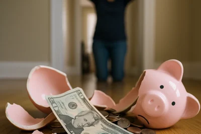 I Accidentally Shattered My 14-Year-Old’s Piggy Bank — What I Found Inside Left Me Frozen in the Middle of the Room === Olivia expected nothing more than a typical day of laundry and tidying—until she stumbled upon an old, dusty piggy bank hidden at the back of her teenage son’s closet. Curious, she opened it, never expecting what she’d find inside. What spilled out wasn’t just spare change—it was a secret so shocking, it shattered everything she thought she knew about her son. And what came next? A heart-wrenching truth that would forever alter the course of her life. It started as an ordinary Tuesday. With my husband, Aaron, away on yet another business trip and our 14-year-old son, Liam, at school, I finally had the house to myself. A rare day off from my job as a dental assistant meant I could finally tackle the growing pile of chores that had been haunting every corner of our suburban home. I told myself it would be a peaceful, productive day. I started with the laundry. As I folded towels in our sunlit living room, I realized how automatic everything had become. Wash, dry, fold. Repeat. Life had settled into a quiet, predictable rhythm—a rhythm that often left me feeling like a background character in my own story. After switching loads, I drifted into the kitchen to prep for dinner. It was only 2 p.m., and I still had hours before Aaron and Liam would walk through the door. I debated whether to take a break with a cup of coffee, but instead, I wandered upstairs to Liam’s room. His space had slowly evolved from a kid’s chaos to teenage disarray: video game controllers tangled in wires, socks stuffed into corners, notebooks half-open with lyrics scribbled across the pages. “Typical teenager,” I muttered, chuckling to myself. I started picking up laundry and clearing off his desk when I noticed the closet door slightly open. I tugged it open and was met with a cluttered pile of forgotten childhood toys, a shoebox of old birthday cards, and a small ceramic piggy bank wedged behind a bin of soccer gear. It was dusty, clearly untouched for some time. I turned the piggy bank over in my hands. It felt oddly heavy. “Saving up for something, Liam?” I whispered with a smile. I searched for the rubber stopper underneath, but couldn’t find one. Curious, I gently shook it. Something clinked. I leaned down to get a better grip—but in a split second, the bank slipped from my hands and crashed to the floor. “Oh no!” I winced as the piggy bank shattered into uneven shards, ceramic dust clouding the air. I crouched, grabbing a dustpan, but then froze. Lying among the wreckage were several crisp hundred-dollar bills. My breath caught in my throat. “What the…?” I gathered them, slowly counting the stack. $1,200. My heart started to race. Liam never had this kind of money—and certainly not in cash. As I lifted another fragment of the piggy bank, something even stranger tumbled out—a stack of photographs, slightly curled at the edges. I picked them up and flipped through them. And then the world shifted. The photos were of Aaron. But not with us. Each image showed him with a different woman—one in a café, another on a hiking trail, one inside a hotel lobby. He wasn’t just standing next to them. He was holding their hands. Hugging them. Kissing them. The angles were distant, discreet—like something out of a private investigator’s portfolio. My mouth went dry. I dropped to the floor, staring in disbelief. My chest tightened with every new photo I flipped through. Ten in total. My husband. The man I’d built my life with. The man who left me to hold the house together while he “traveled for work.” I felt physically ill. The sound of the front door jolted me back to reality. “Mom, I’m home!” It was Liam. In a blind panic, I swept up the photos and cash and stuffed them under a pile of jeans. I took a deep breath and forced myself to stand. I had to stay composed—for now. I walked into the hallway and smiled weakly. “Hey, sweetheart. How was school?” He gave me a suspicious look. “Fine. Are you okay? You look… weird.” “I’m just tired. Cleaning all day.” I waved my hand dismissively. He narrowed his eyes. “You sure?” “Yes. Go do your homework. Dinner soon.” He hesitated but eventually shrugged and went to his room. As soon as he was gone, I walked back to the evidence—because that’s what it was now. Evidence of betrayal. I sat on his bed, photos spread out in front of me. My fingers trembled as I ran them over Aaron’s face in the images, once so familiar, now unbearably foreign. Why were these photos in Liam’s possession? Who took them? Why the cash? I needed answers. “Liam,” I called calmly, though my voice threatened to crack. “Can you come here, please?” He appeared in the doorway, his expression unreadable. “What’s up?” I held up the stack of photos, barely able to meet his eyes. “Can you tell me what these are?” His face went pale instantly. He took a step back, his mouth opening and closing like he couldn’t decide where to start. “Mom, I… I can explain.”… (continue reading in the 1st comment)