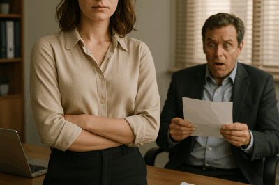 He Laughed When I Quit… Until He Read My Letter. What It Said Wiped the Smile Off His Face