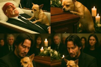 💔 BREAKING NEWS: Keanu Reeves Adopts Hulk Hogan’s Loyal Dog in a Heart-Wrenching Farewell That Left the Room in Silence!