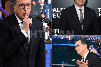 “‘ACTIONS SPEAK LOUDER THAN WORDS’ — IN AN ERA OF OUTRAGE, STEPHEN COLBERT CHOSE SOMETHING MORE POWERFUL: SILENCE.”  In a world dominated by noise, hot takes, and viral outrage, Stephen Colbert made a move that no one saw coming—he said nothing. In a tense moment where the audience expected a fiery monologue or cutting punchline, Colbert instead stood silent… and that silence echoed louder than any joke ever could. Was it protest? Was it grief? Or was it a masterful message without a single word spoken? The moment stunned viewers and left even his critics frozen. What was Colbert really saying with his silence—and why are people calling it the boldest statement of his career? Full story below 👇