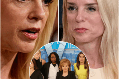 “PAM BONDI’S SHOCKING COMMENT CAUSES TOTAL CHAOS ON THE VIEW—ONE LINE THAT LEFT THE SET FROZEN!” Pam Bondi’s surprise remark on The View immediately turned the set upside down, leaving the hosts speechless and the studio in complete disarray. What did Bondi say that set off this dramatic moment and left everyone in stunned silence? Watch the full uncensored moment below to see what caused this on-air explosion.