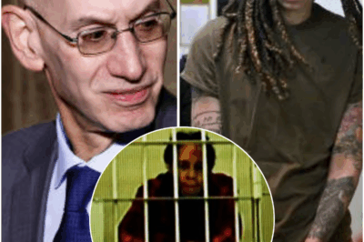“BRITTNEY GRINER BANNED FOR LIFE: WHAT SHOCKING ALLEGATIONS LED TO THIS DRAMATIC RULING?” In an unprecedented and shocking turn of events, Brittney Griner has been banned for life by NBA Commissioner Adam Silver, leaving fans and insiders stunned. Explosive allegations have surfaced, shaking the basketball world and raising serious questions about Griner’s future. What could have triggered such a severe punishment for one of the sport’s biggest names? Read more to uncover the shocking details behind the ruling and how it will affect Griner’s career and the WNBA’s future.