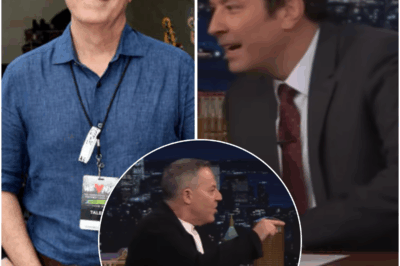 “FROM FOX TO FALLON — GREG GUTFELD PRAISES ‘GUTSY’ HOST, TAKES A SAVAGE SWIPE AT STEPHEN COLBERT, AND CALLS FOR A LATE-NIGHT REBOOT” Gutfeld walked onto NBC turf with a grin and no filter. In seconds, he was giving Jimmy Fallon credit for “having guts” to host him — and mocking Stephen Colbert as “my Uber driver.” But behind the jokes was a pointed challenge: late-night needs to be fun again. See the exchange that’s got every late-night host talking 👇