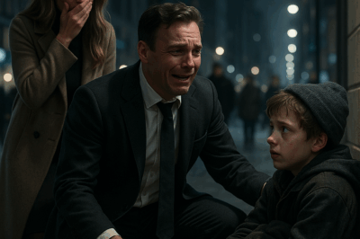 “He looks like your missing son,” the millionaire’s fiancée whispered. What happened next stunned the entire street. GT09