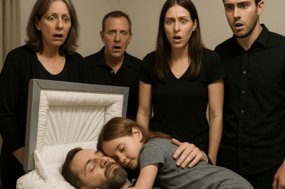 A little girl hugged her father in the eerie coffin. Camila was 8 years old and stood next to the coffin, not moving. They had been at the wake for hours, and she hadn’t left her side for even a second.