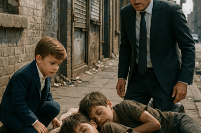 “DAD, THOSE KIDS IN THE TRASH LOOK JUST LIKE ME!”