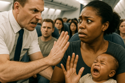 Flight attendant slaps black mother with baby but no one intervenes. CEO sees and does something that shames the whole plane…