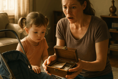 ch1🍼 I Bought an Old Baby Stroller at a Yard Sale — And Found a Box Hidden Inside That Changed My Life.