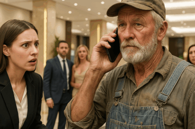 A farmer entered a hotel, but the receptionist looked at him with disdain. When he took out his phone, everyone regretted it…