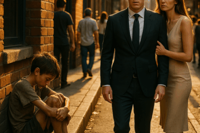 ch1 When a millionaire spotted a barefoot boy on the street, his fiancée whispered: “He looks just like your missing son.” What happened next left strangers speechless.