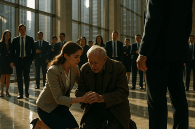 ch1 She Was About to Be Fired for Helping a Fallen Old Man! Then the CEO Walked In and Called Him “Dad!”…