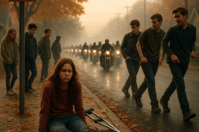 ch1💥 “Pathetic Cripple,” They Laughed—But Soon the Ground Trembled With 99 Biker Engines