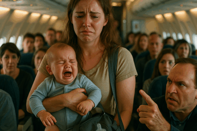 ch1👶 They Laughed and Groaned as My Baby Cried — Then One Passenger Yelled at Me. But a Man in a Suit Had the Last Word