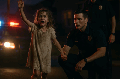 (CH1) A Barefoot Little Girl Burst Into the Street and Flagged Down Police: “Please Follow Me Home” — Moments Later, They Uncovered a Truth No One Expected